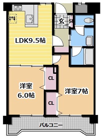 ノースコートの物件間取画像